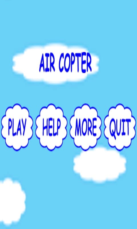 Screenshot of game - Air Copter